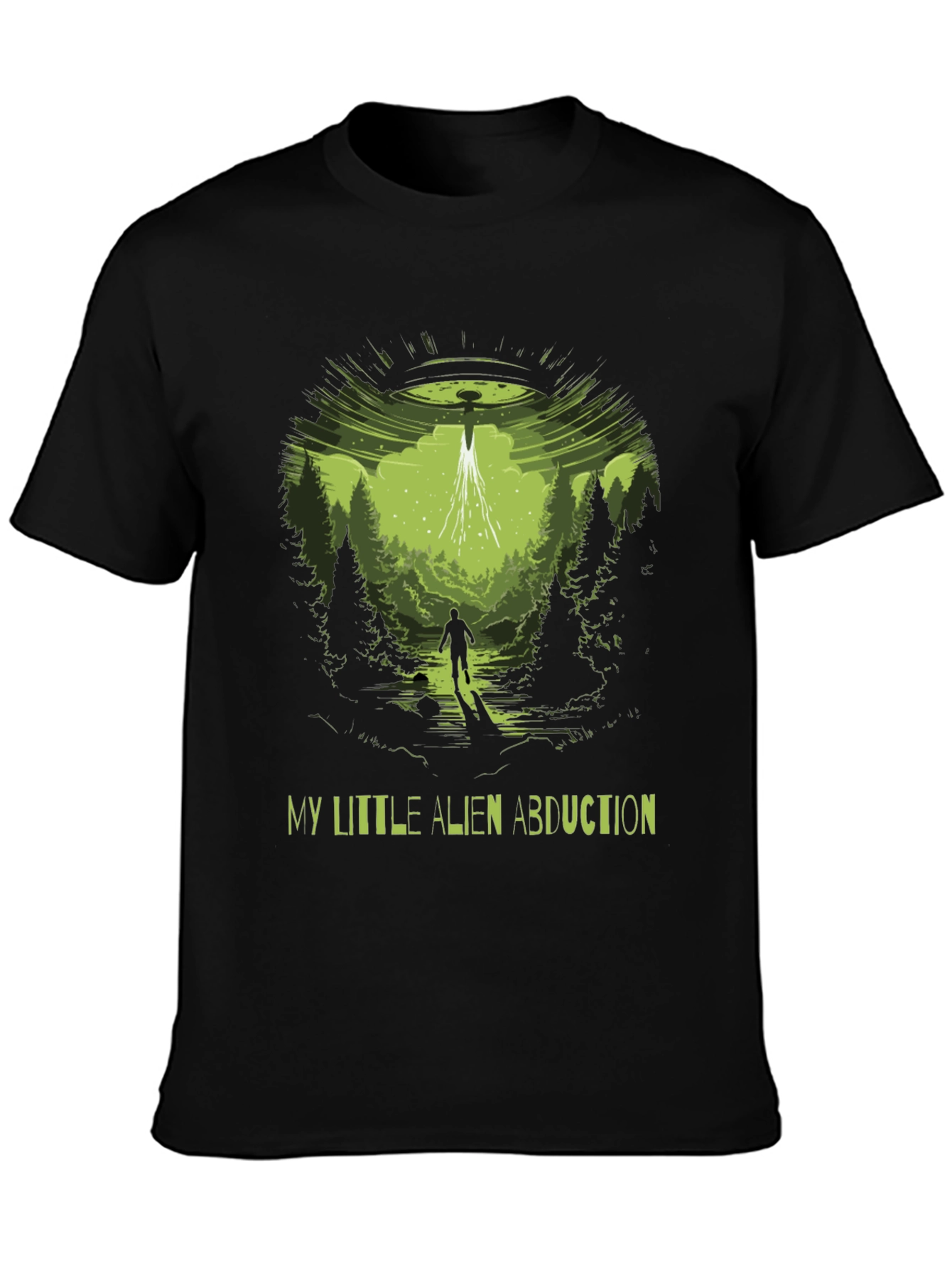 Alien Abduction Graphic T-Shirt