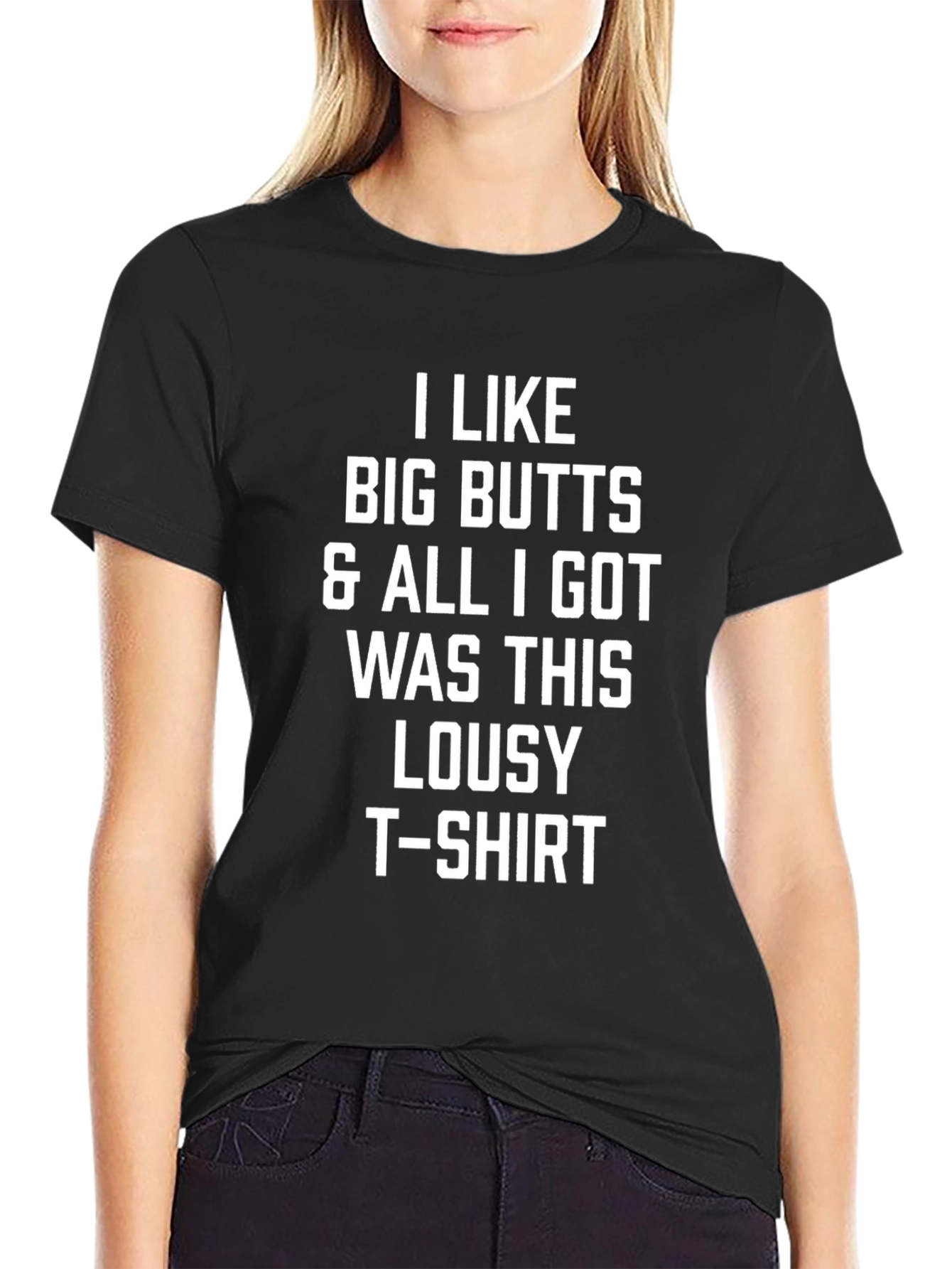 Funny Big Butts Graphic Novelty T-Shirt