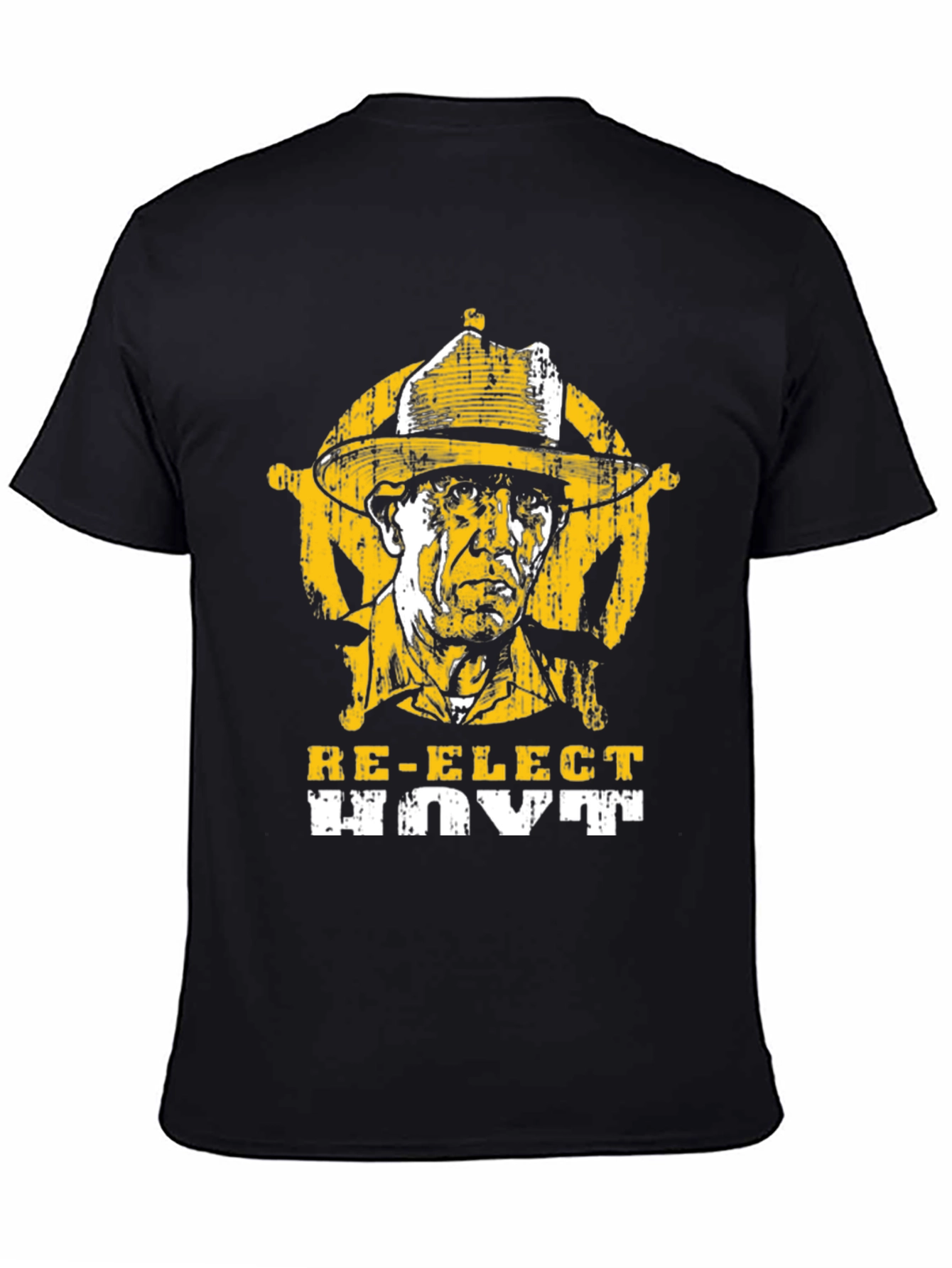 Re-Elect Hoyt Black Graphic T-Shirt