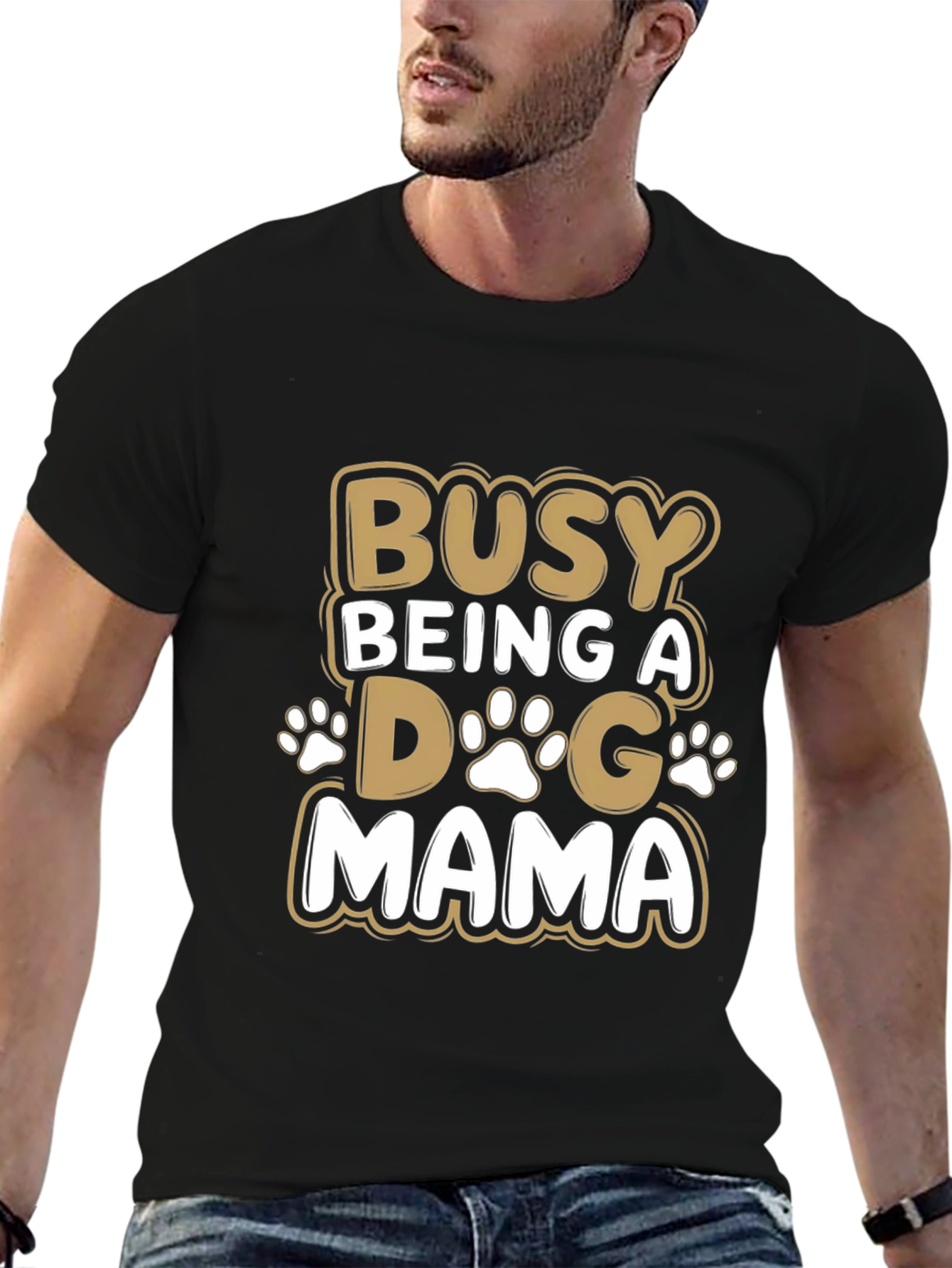 Dog Mama Graphic Tee -  Casual Comfort