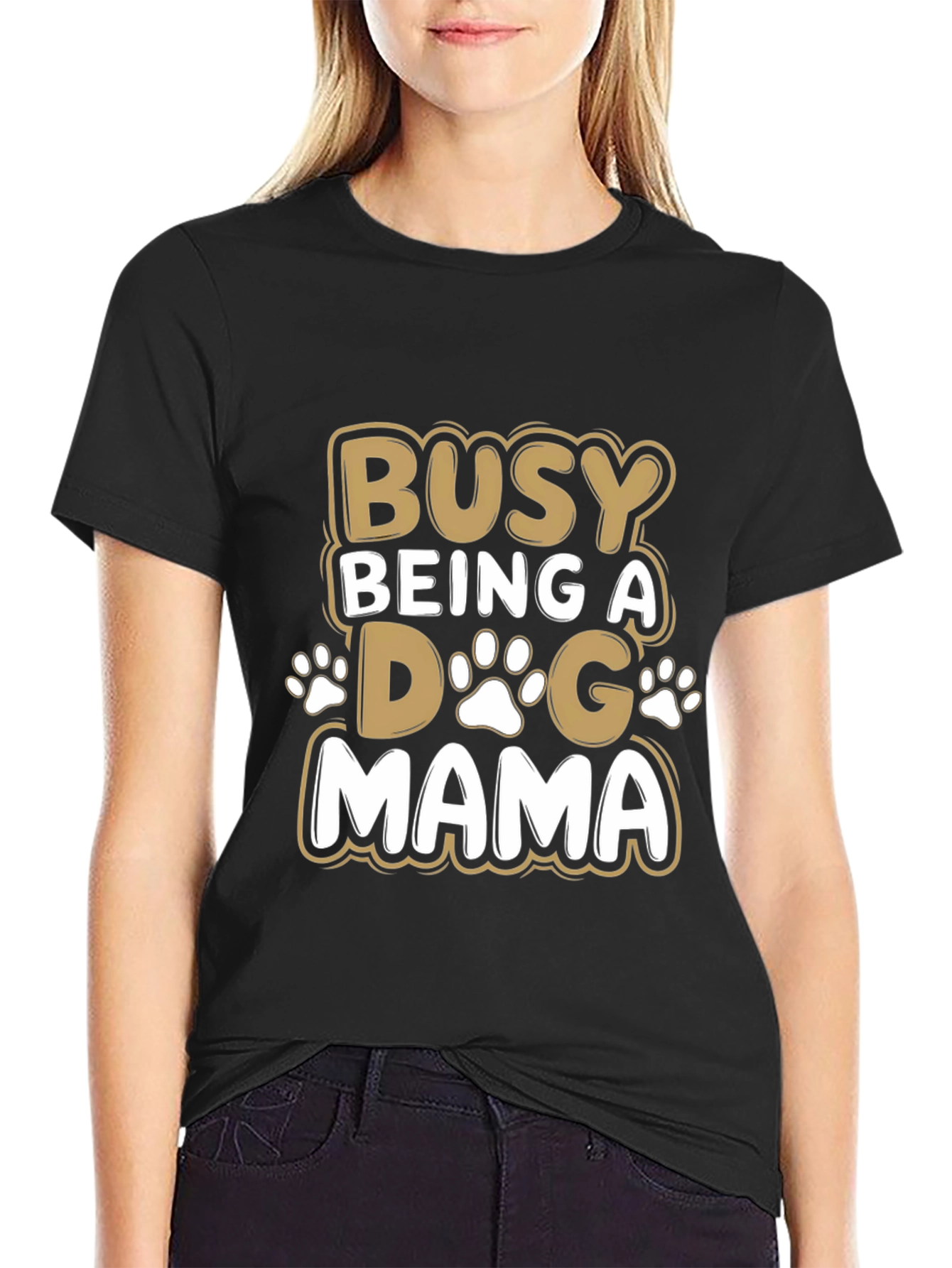 Dog Mama Graphic Tee -  Casual Comfort