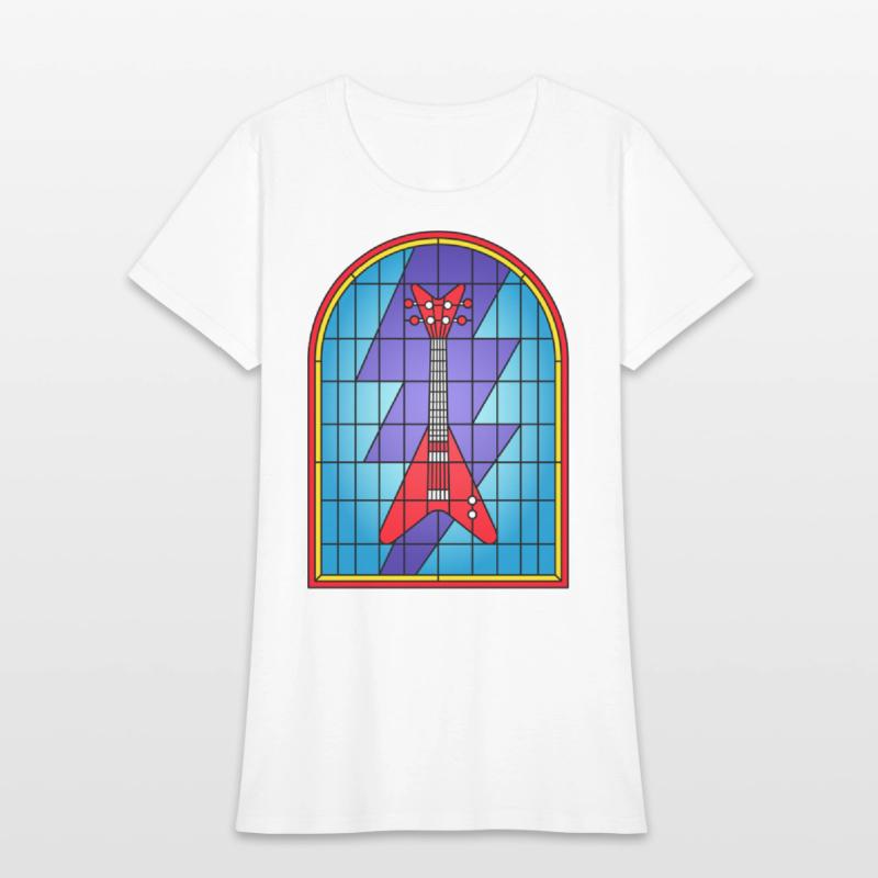 Stained Glass Art Electric Guitar