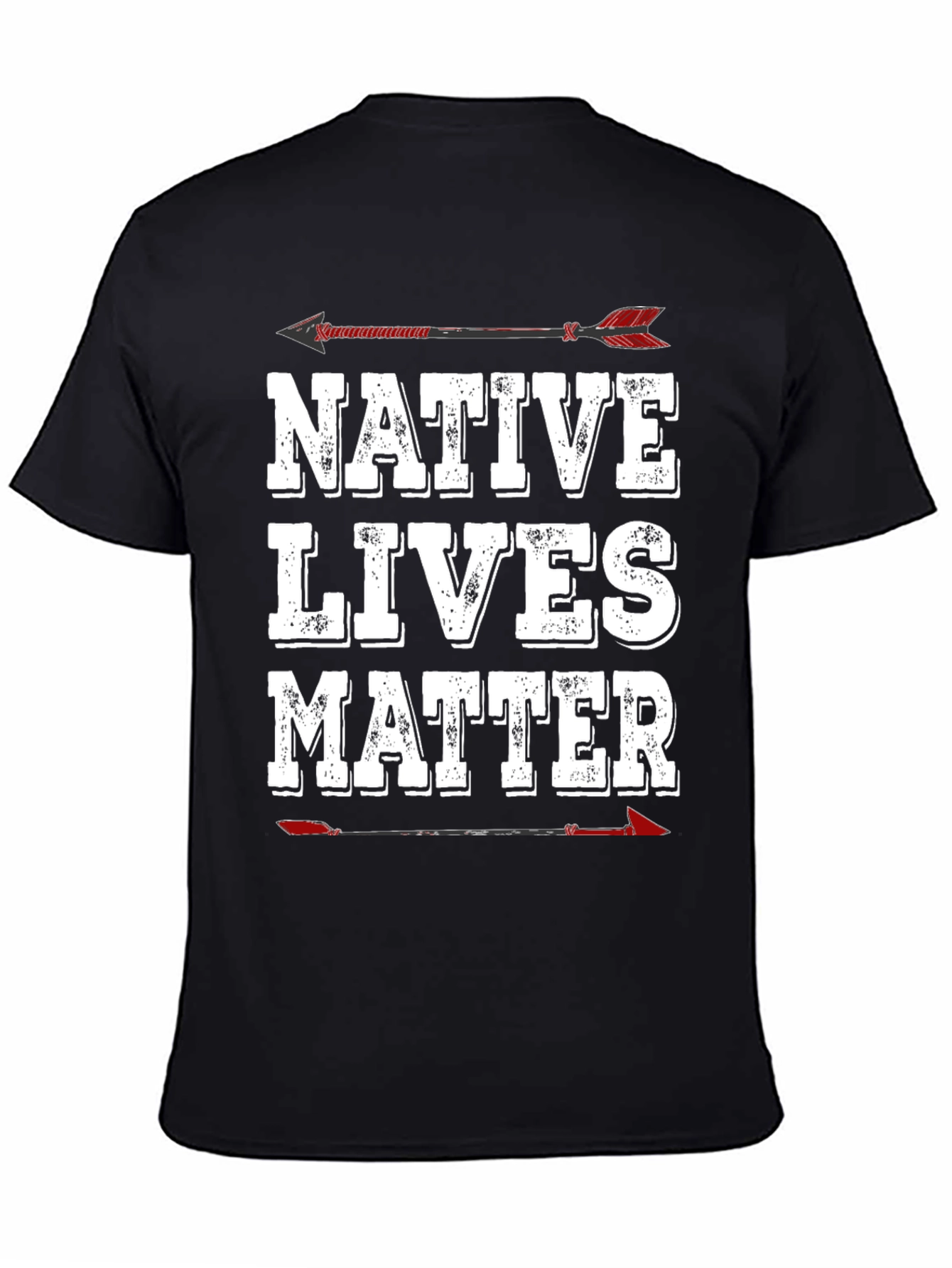 Native Lives Matter Graphic Tee - Arrow Design