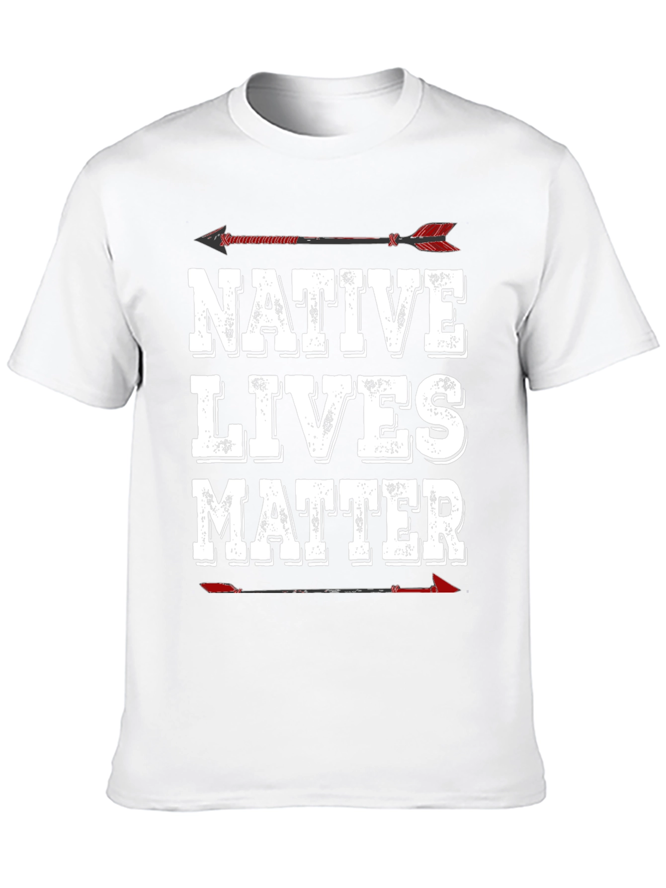 Native Lives Matter Graphic Tee - Arrow Design