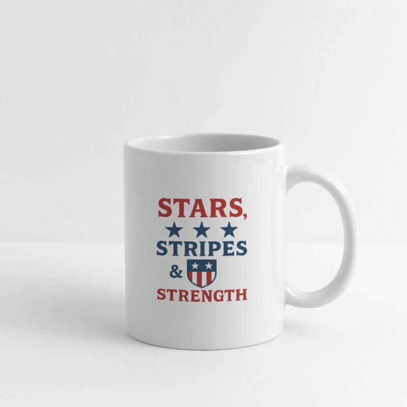 Stars Stripes and Strength Patriot Design