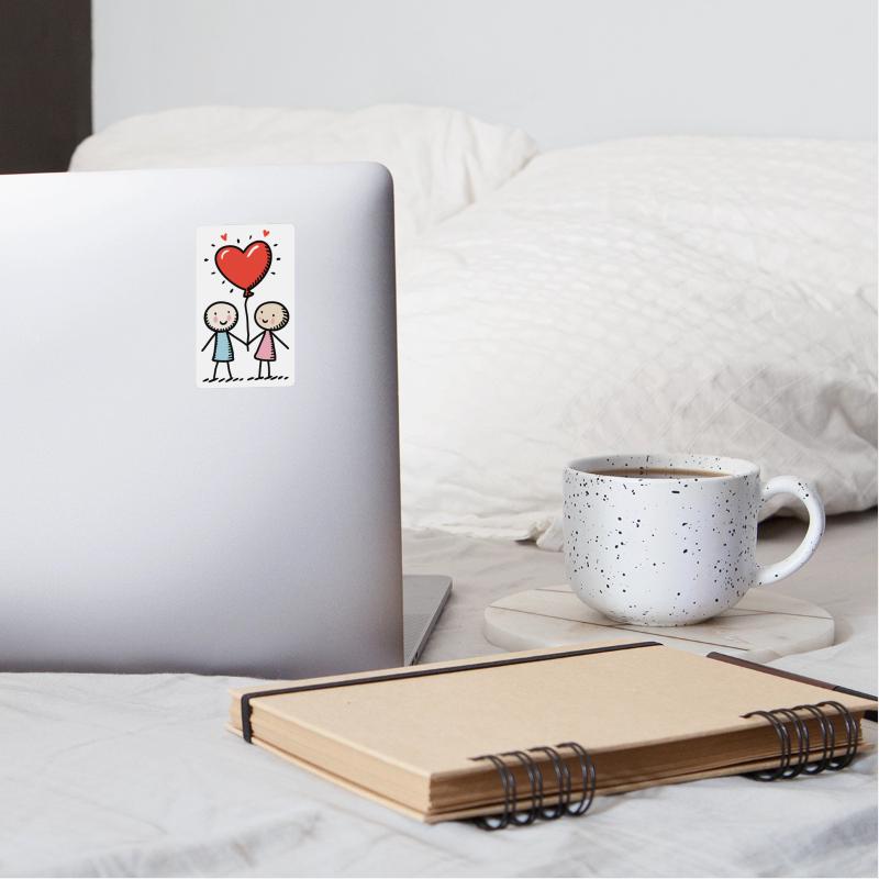 Stick Figure Lovers Couple Love Valentine's Day