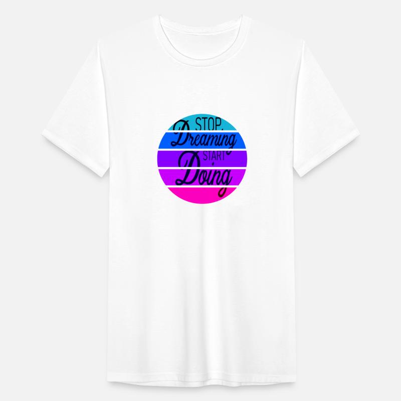 Stop Dreaming Start Doing Retro Sunrise