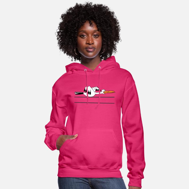 Stork with Banner – Add Your Own Text