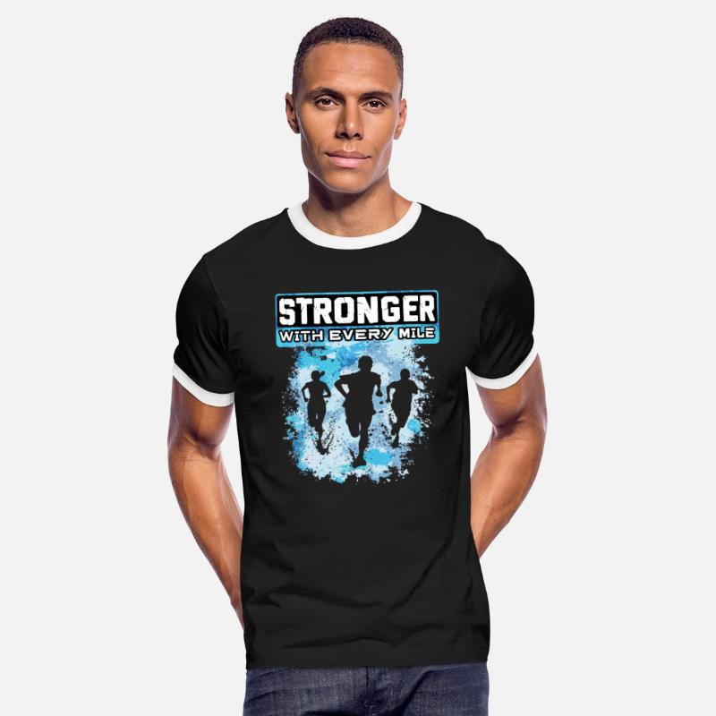 Stronger With Every Mile Runner Marathoner Running