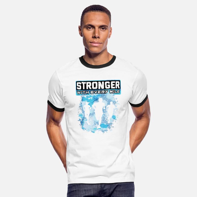 Stronger With Every Mile Runner Marathoner Running
