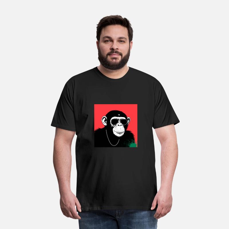 stylized chimpanzee