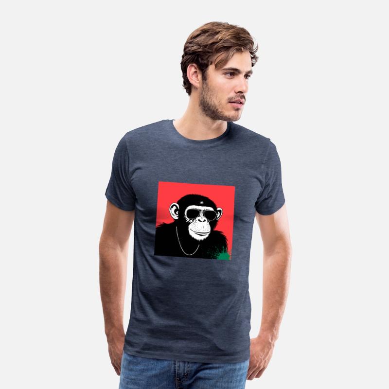 stylized chimpanzee