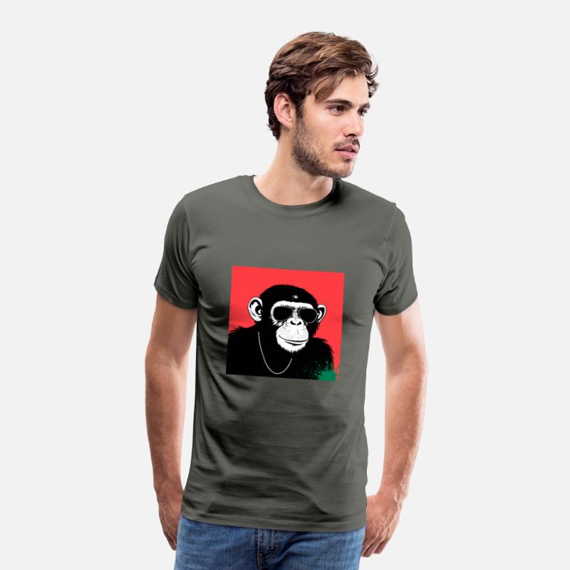 stylized chimpanzee