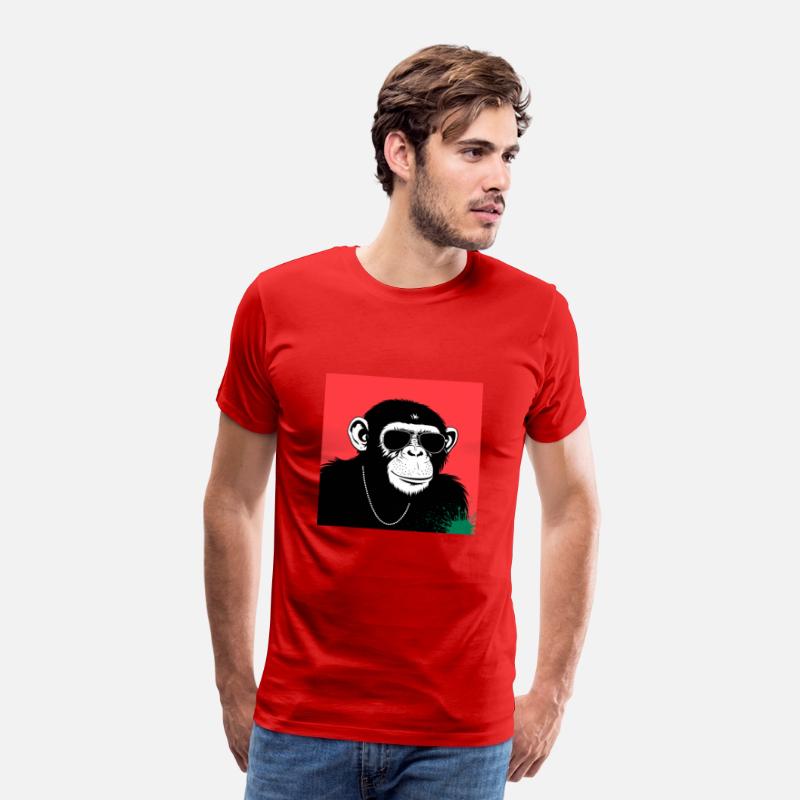 stylized chimpanzee