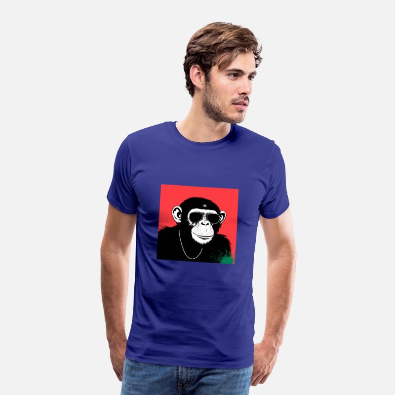 stylized chimpanzee