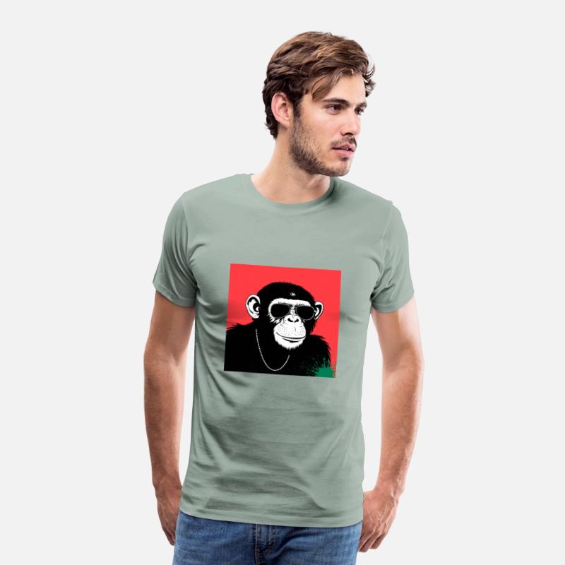 stylized chimpanzee