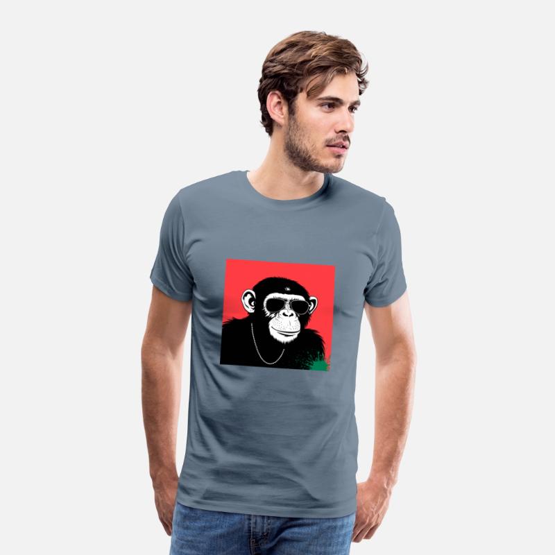 stylized chimpanzee