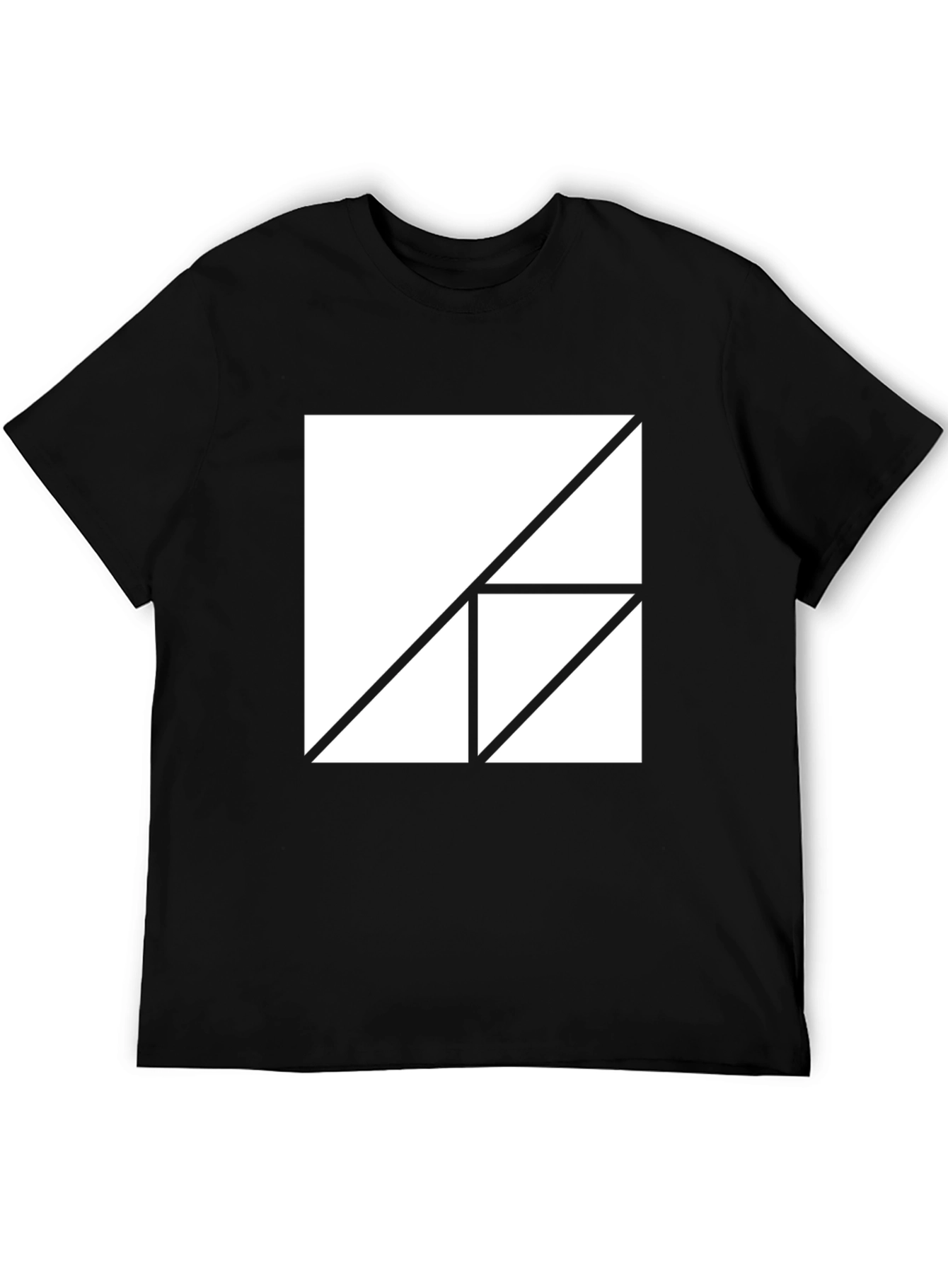 Geometric Design T-Shirt - Modern Minimalist Tee