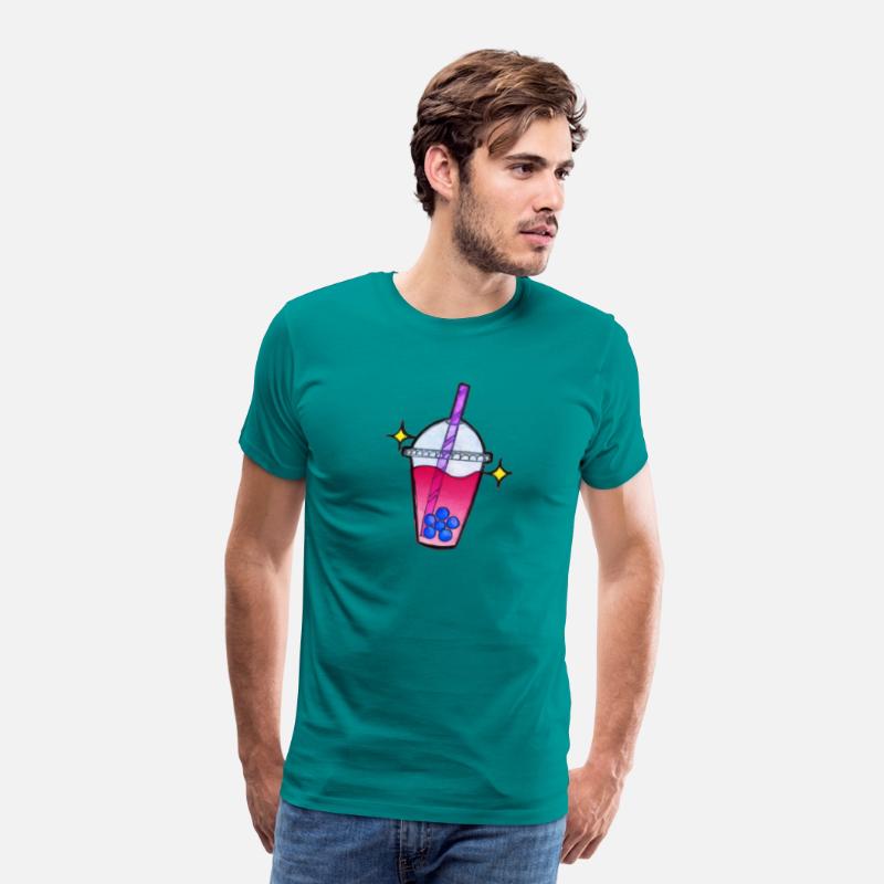 Subtle LGBTQ Bisexual Pride Watercolor Bubble Tea