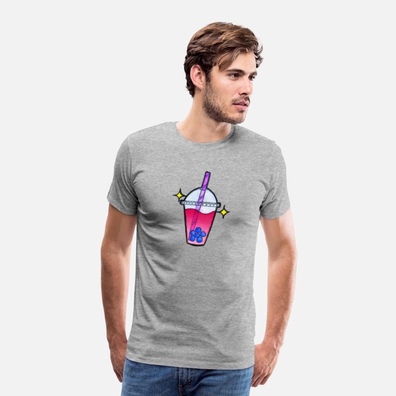 Subtle LGBTQ Bisexual Pride Watercolor Bubble Tea