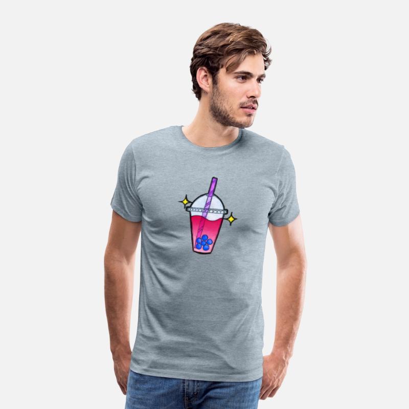 Subtle LGBTQ Bisexual Pride Watercolor Bubble Tea