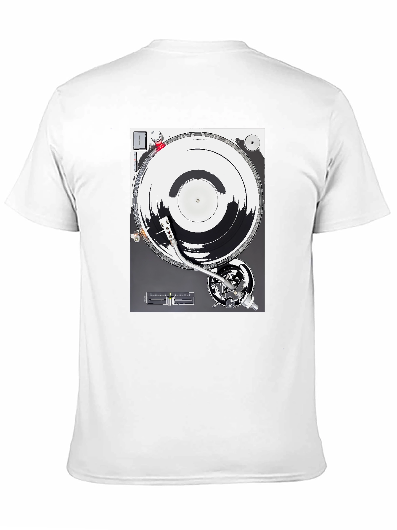 DJ Turntable Graphic T-Shirt - Black