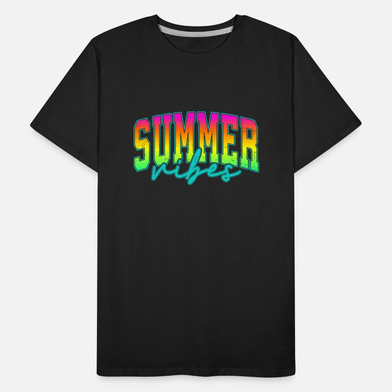 Summer Vibes Distressed Varsity