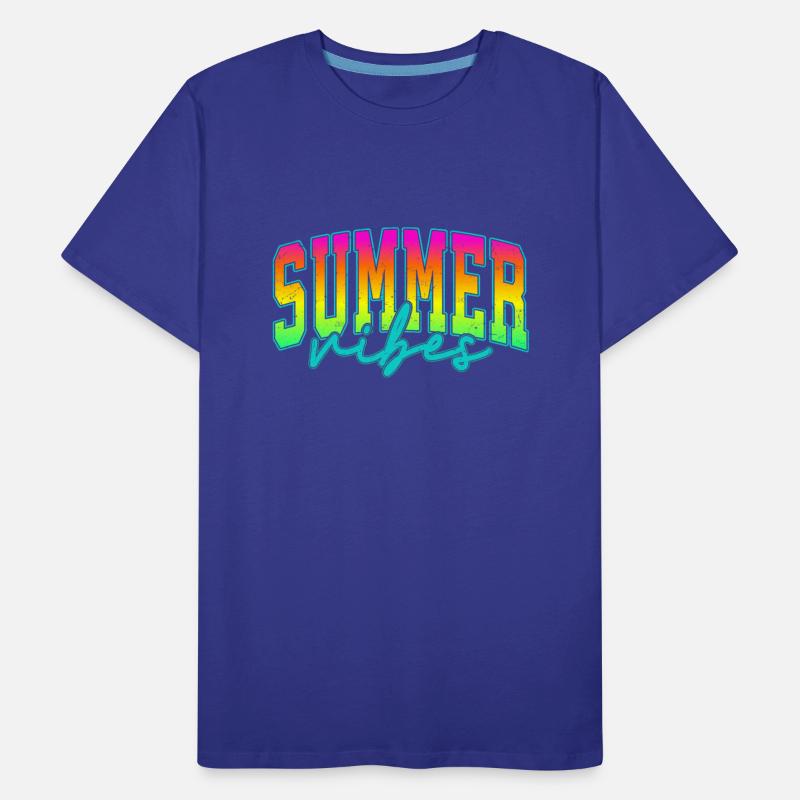 Summer Vibes Distressed Varsity