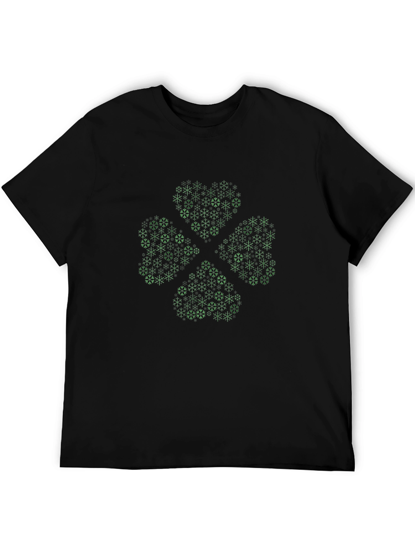 Geometric Shamrock Graphic T-Shirt