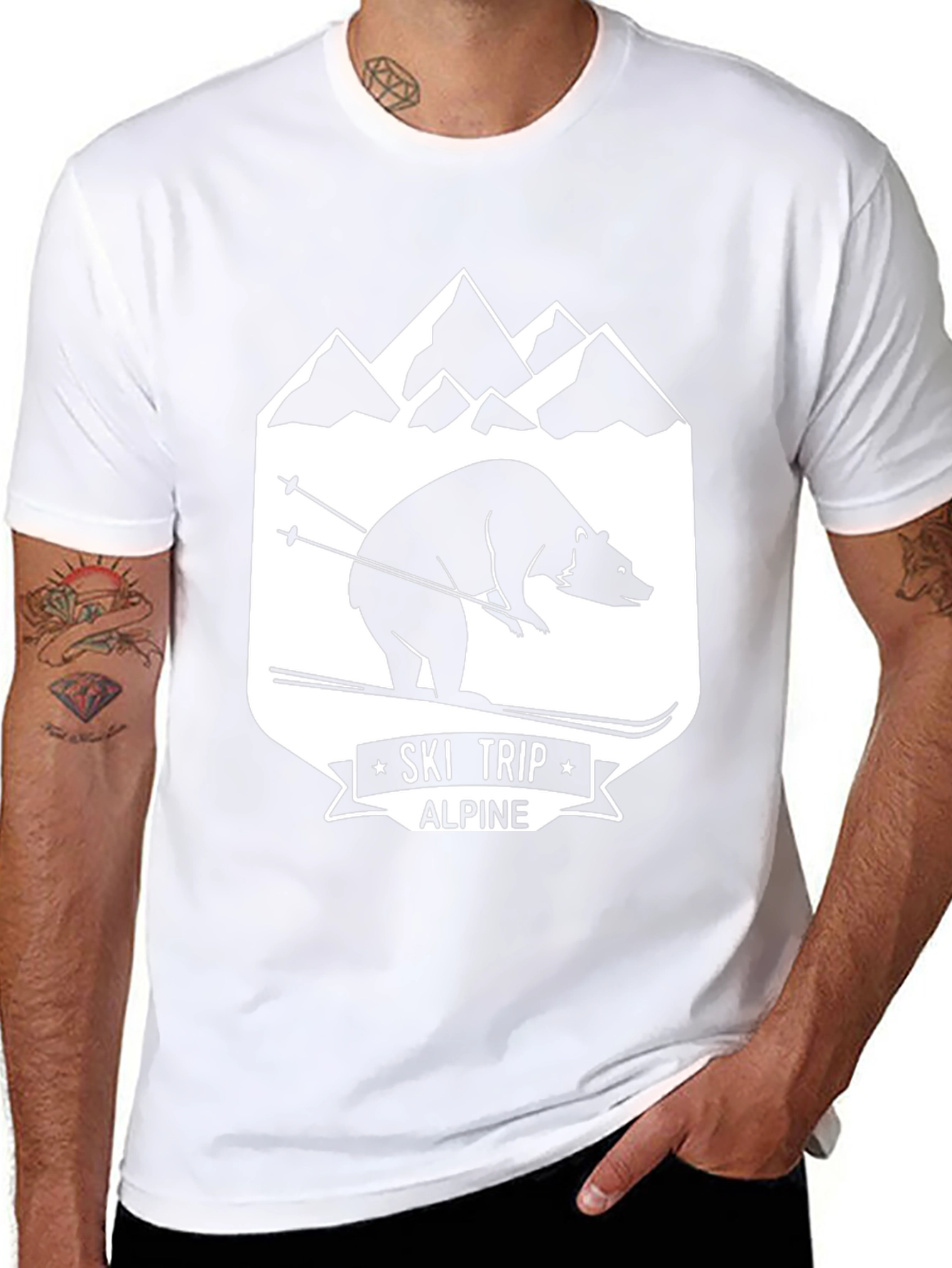 Ski Trip Alpine Bear T-Shirt