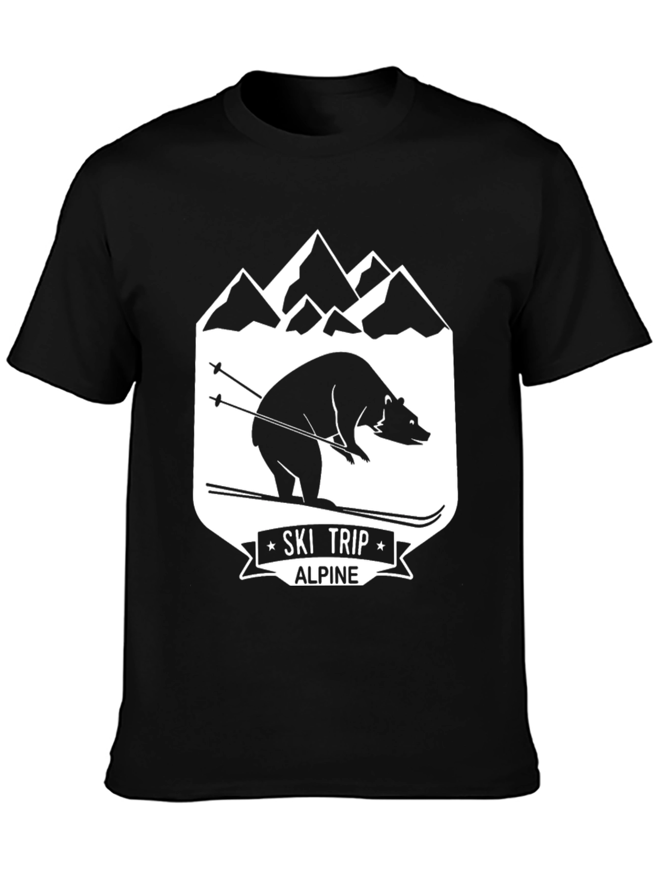 Ski Trip Alpine Bear T-Shirt