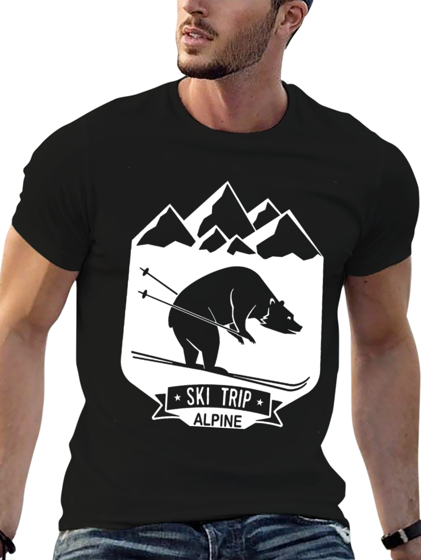 Ski Trip Alpine Bear T-Shirt