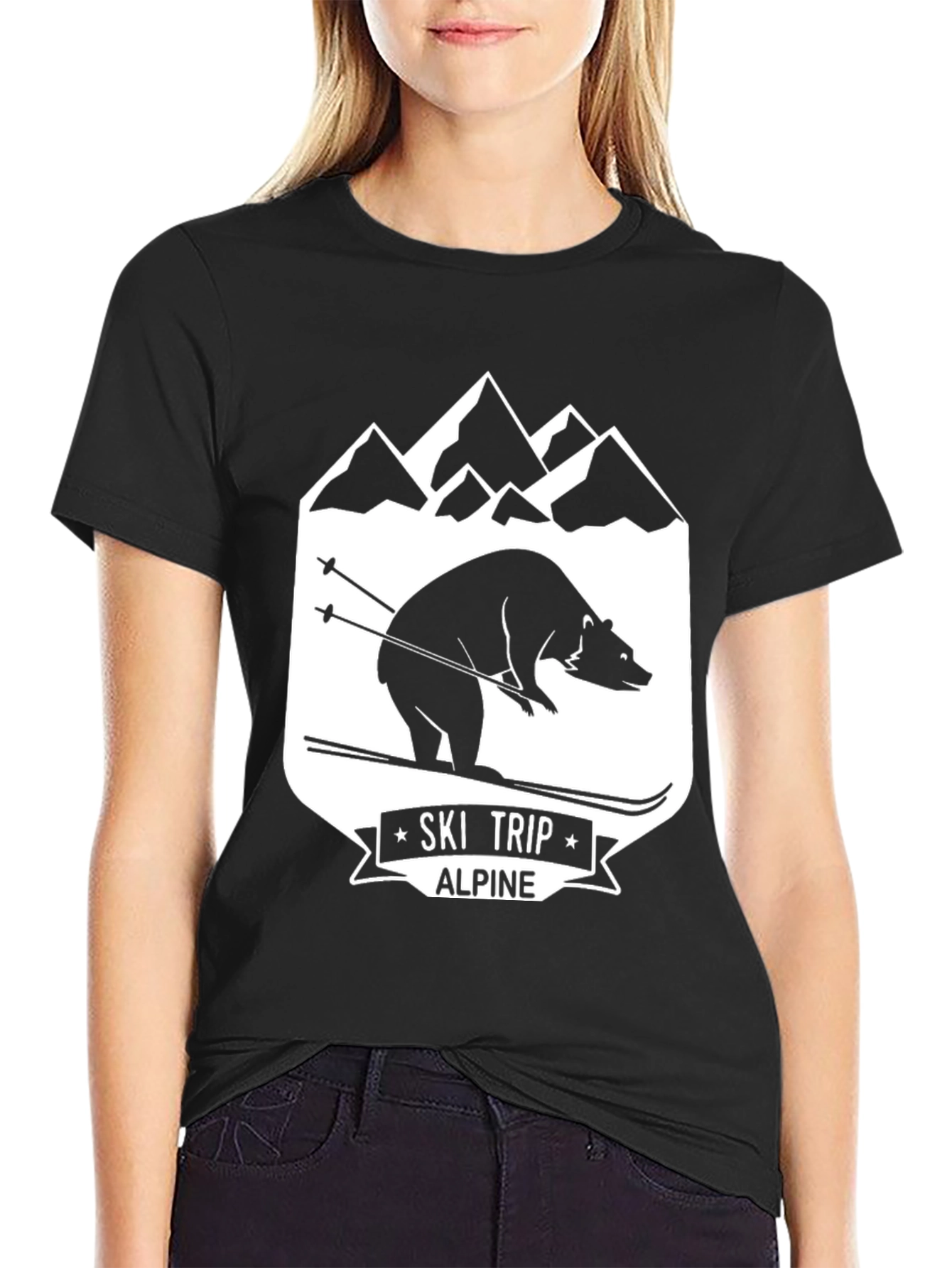 Ski Trip Alpine Bear T-Shirt