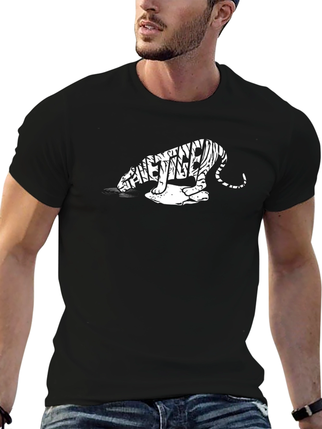 Tiger Tee: Graphic Print T-Shirt