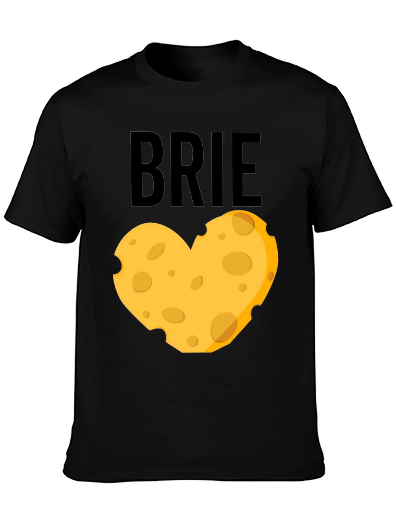 Brie Cheese Lover T-Shirt - Heart Shaped Cheese