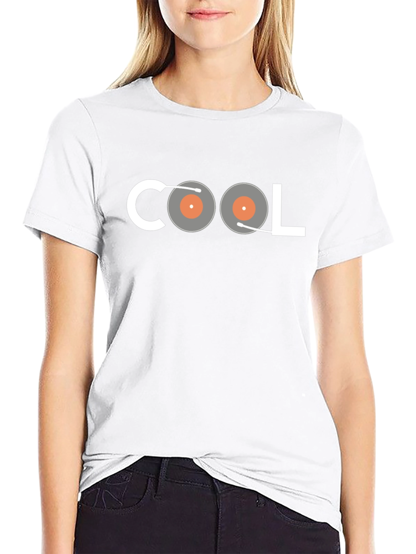 Cool Record Player Graphic T-Shirt