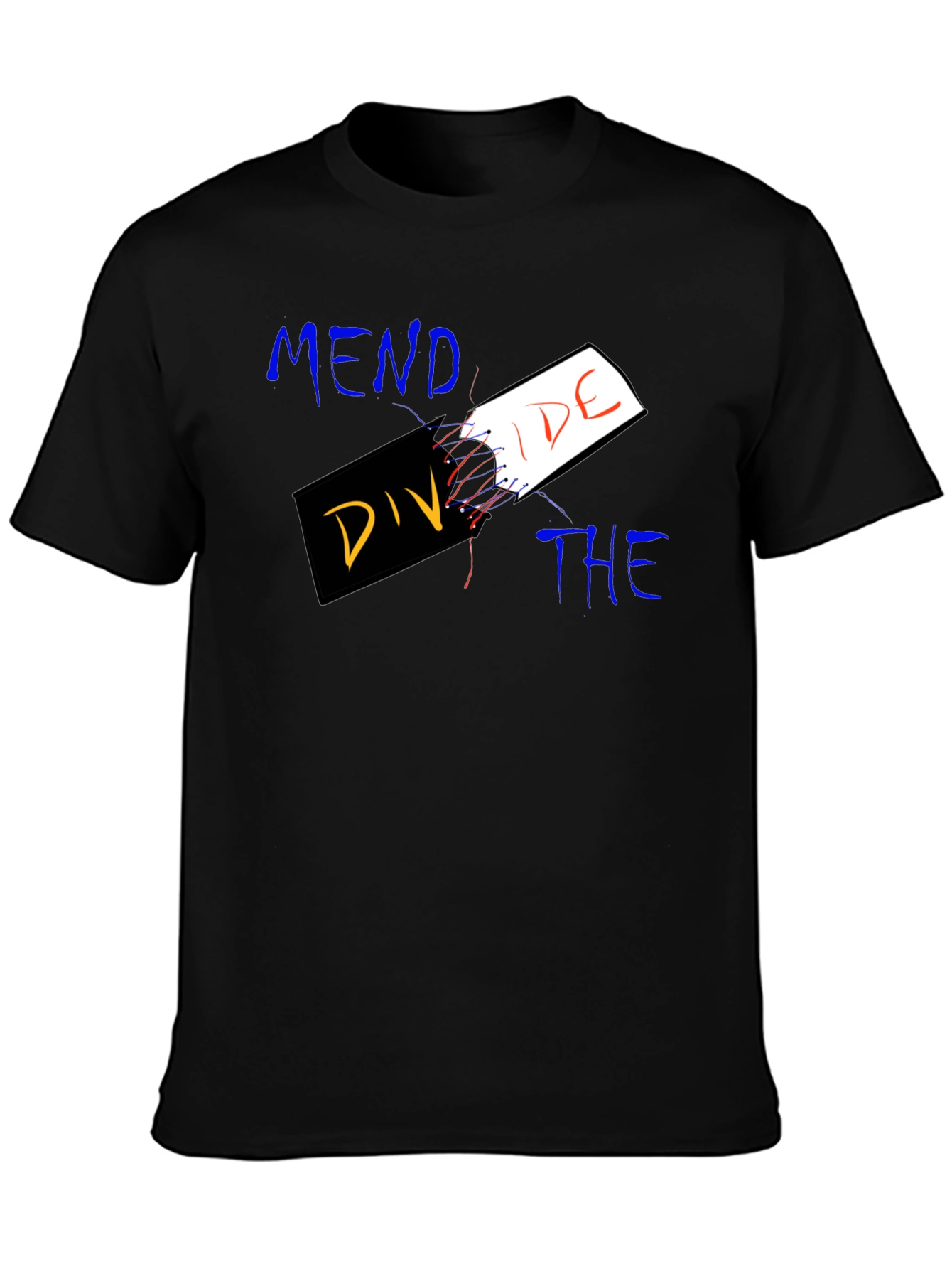 Mend The Divide Graphic Tee - Black T-Shirt