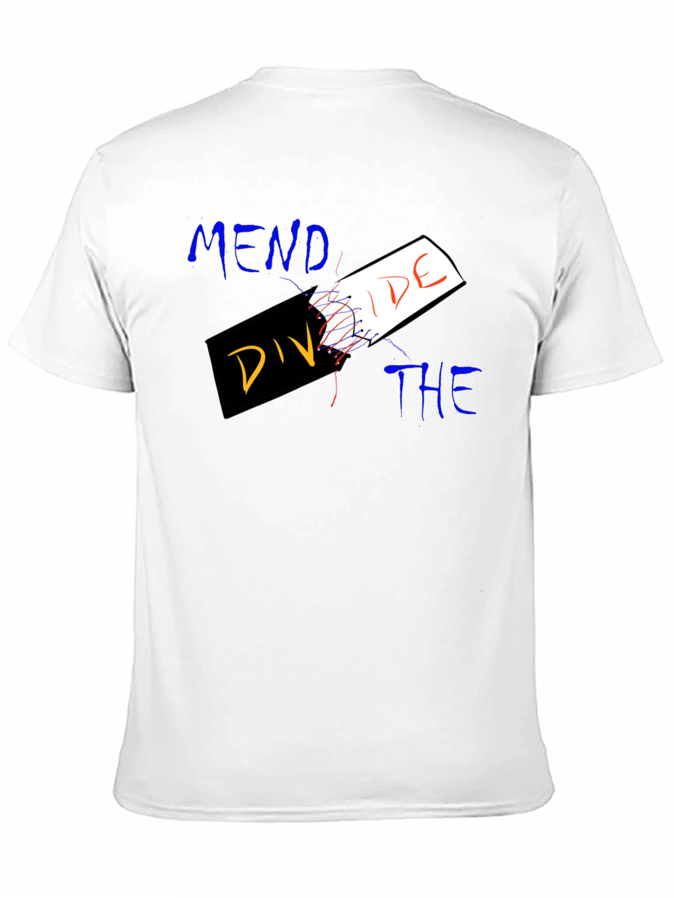 Mend The Divide Graphic Tee - Black T-Shirt