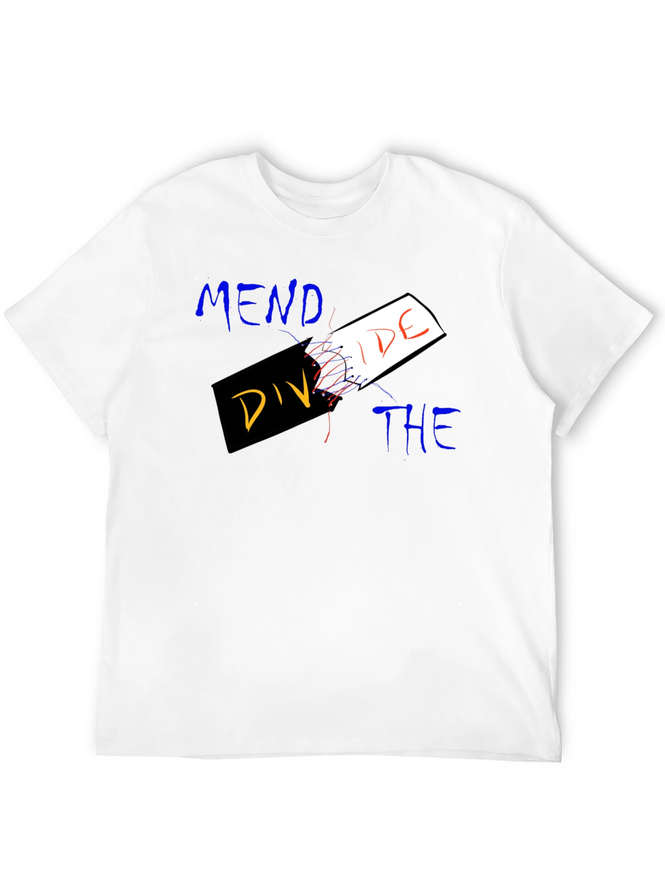 Mend The Divide Graphic Tee - Black T-Shirt