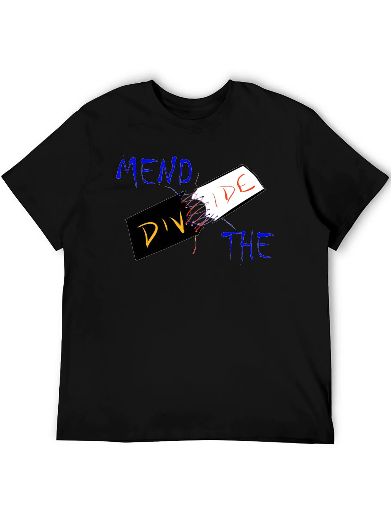 Mend The Divide Graphic Tee - Black T-Shirt