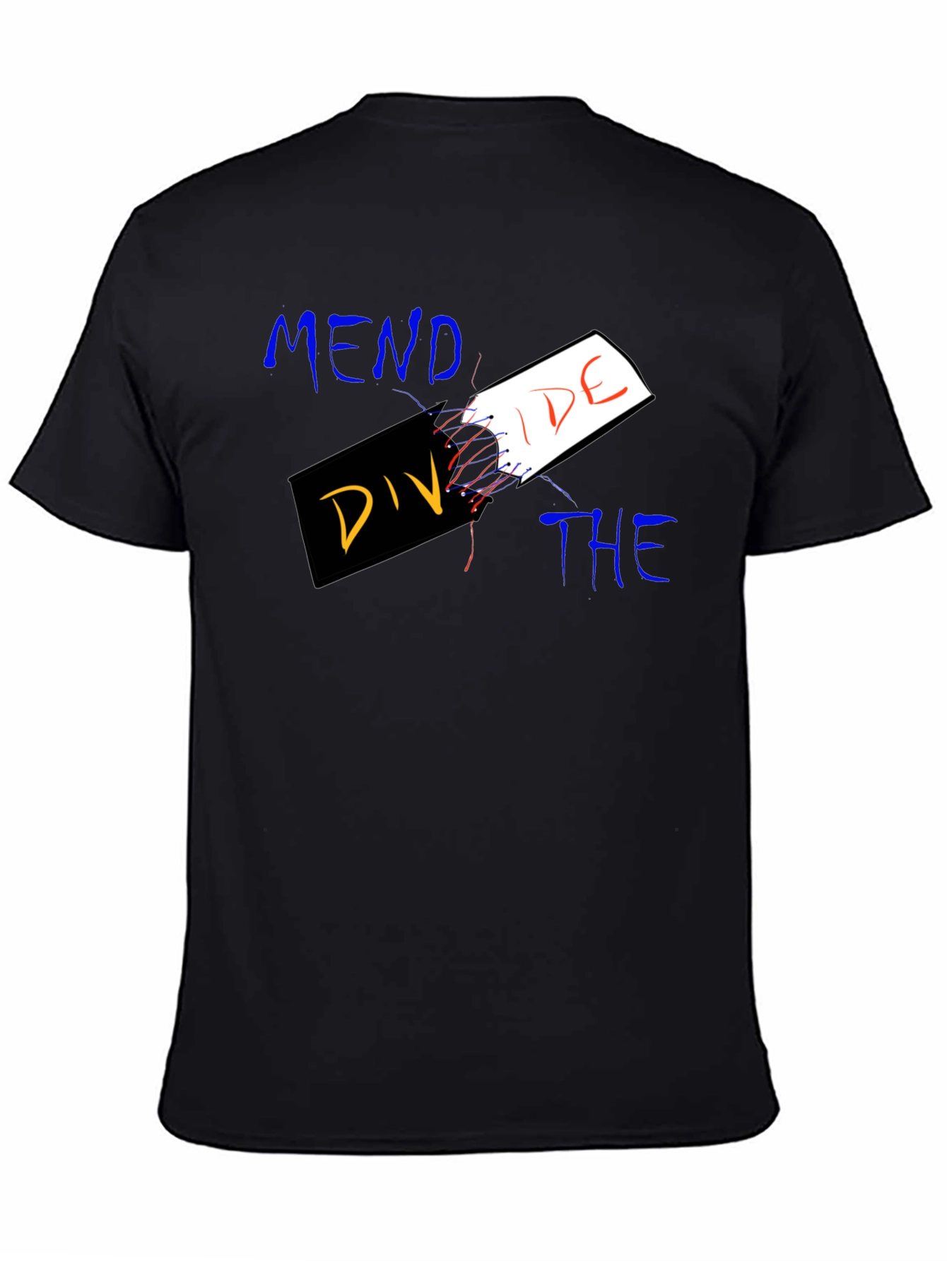 Mend The Divide Graphic Tee - Black T-Shirt