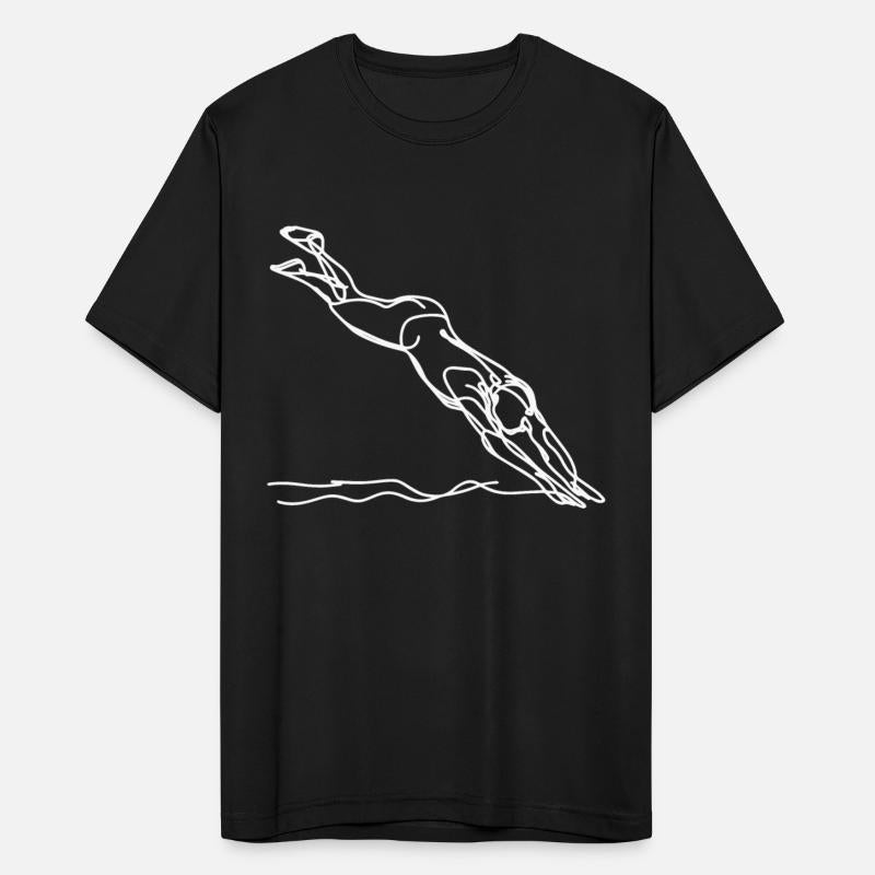 Swimming Illustration