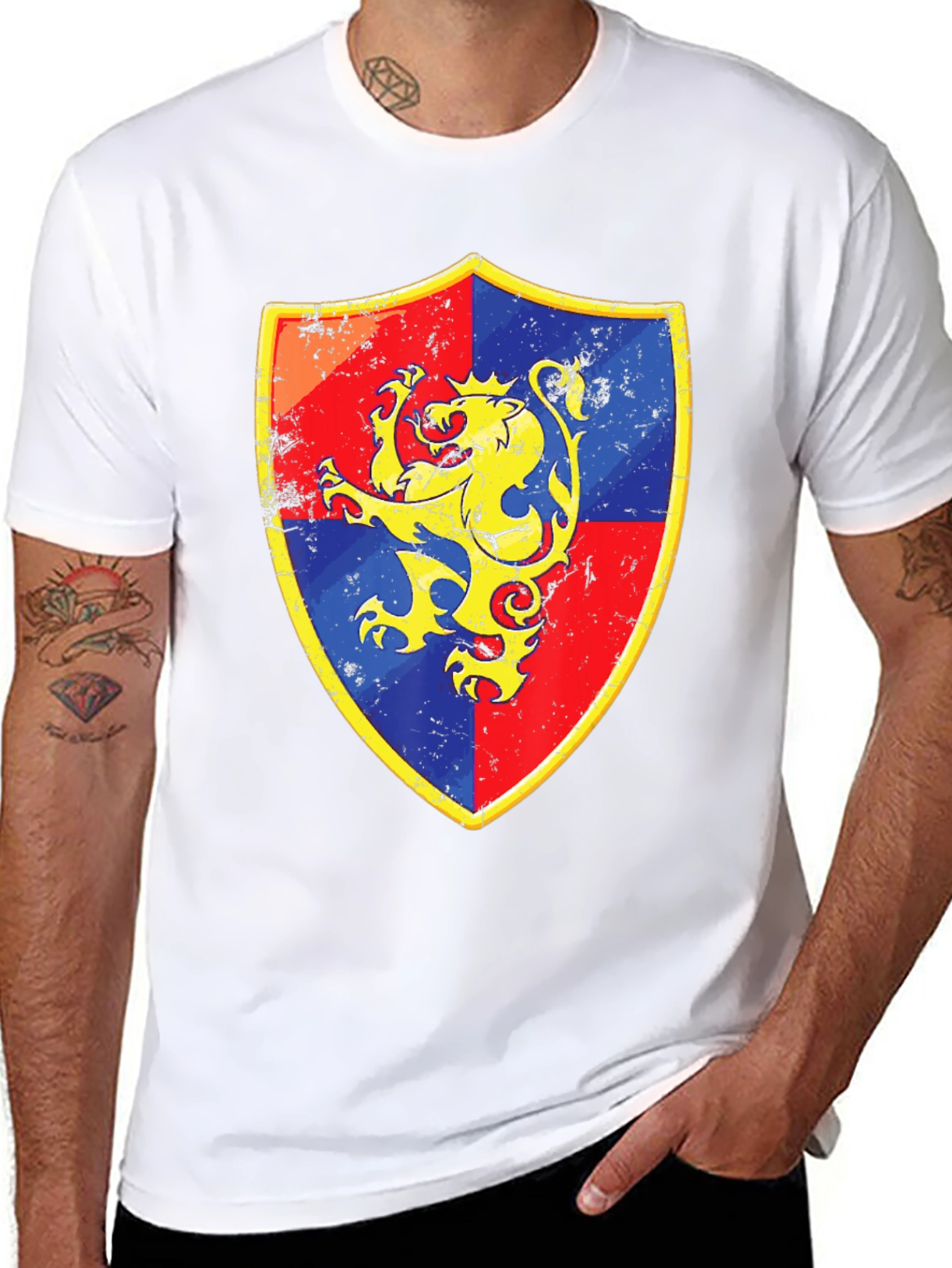 Lion Shield Graphic Tee