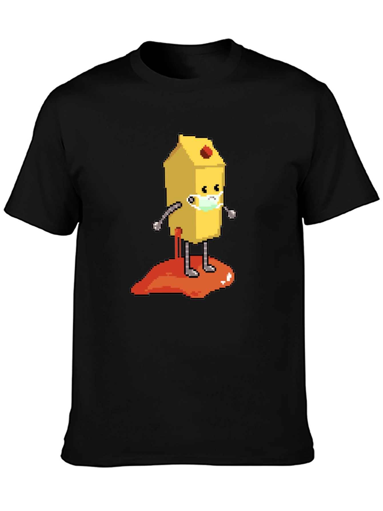 Pixel Art Game Character Graphic Tee