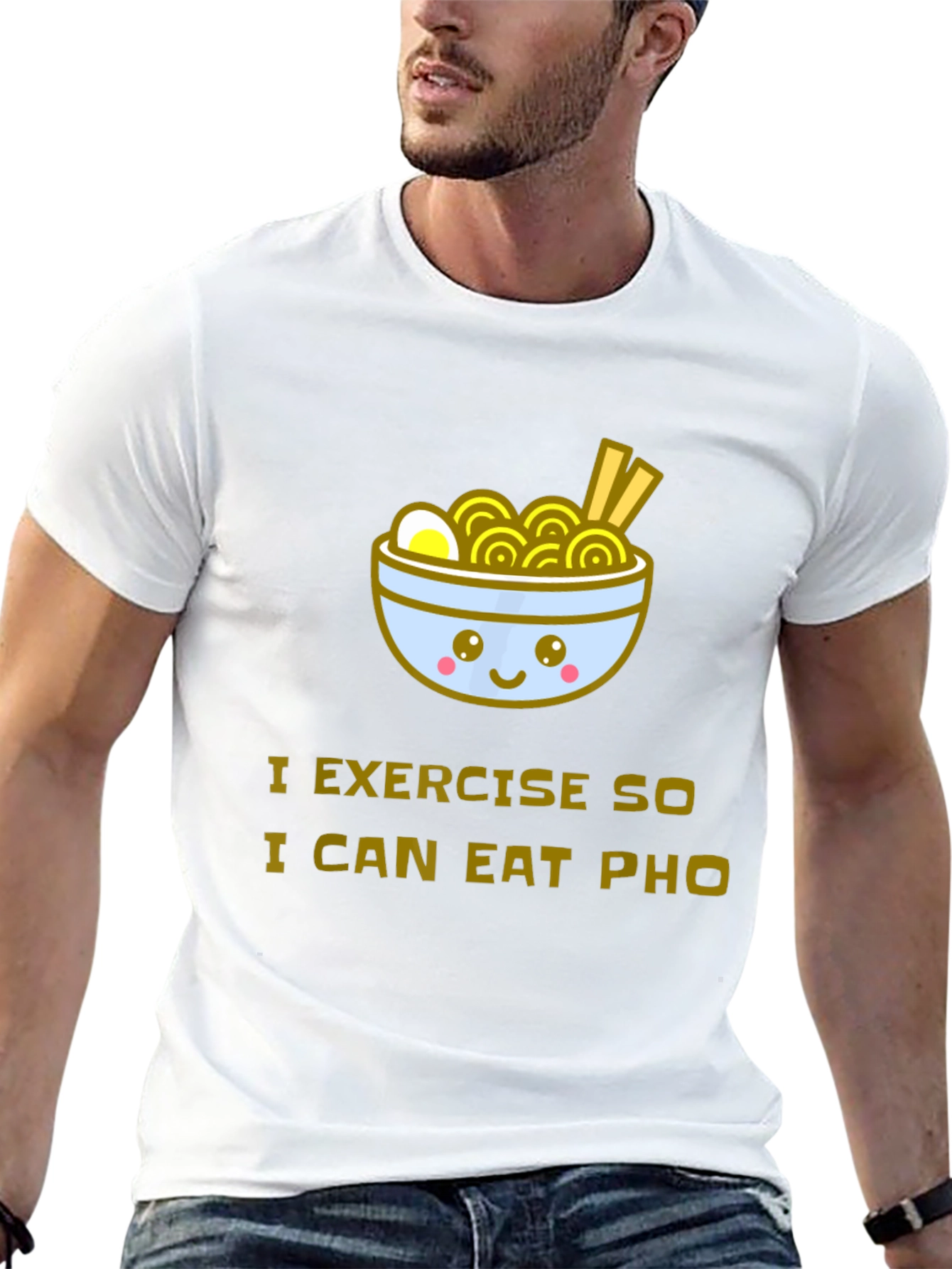 Eat Pho T-Shirt - Exercise Motivation Tee