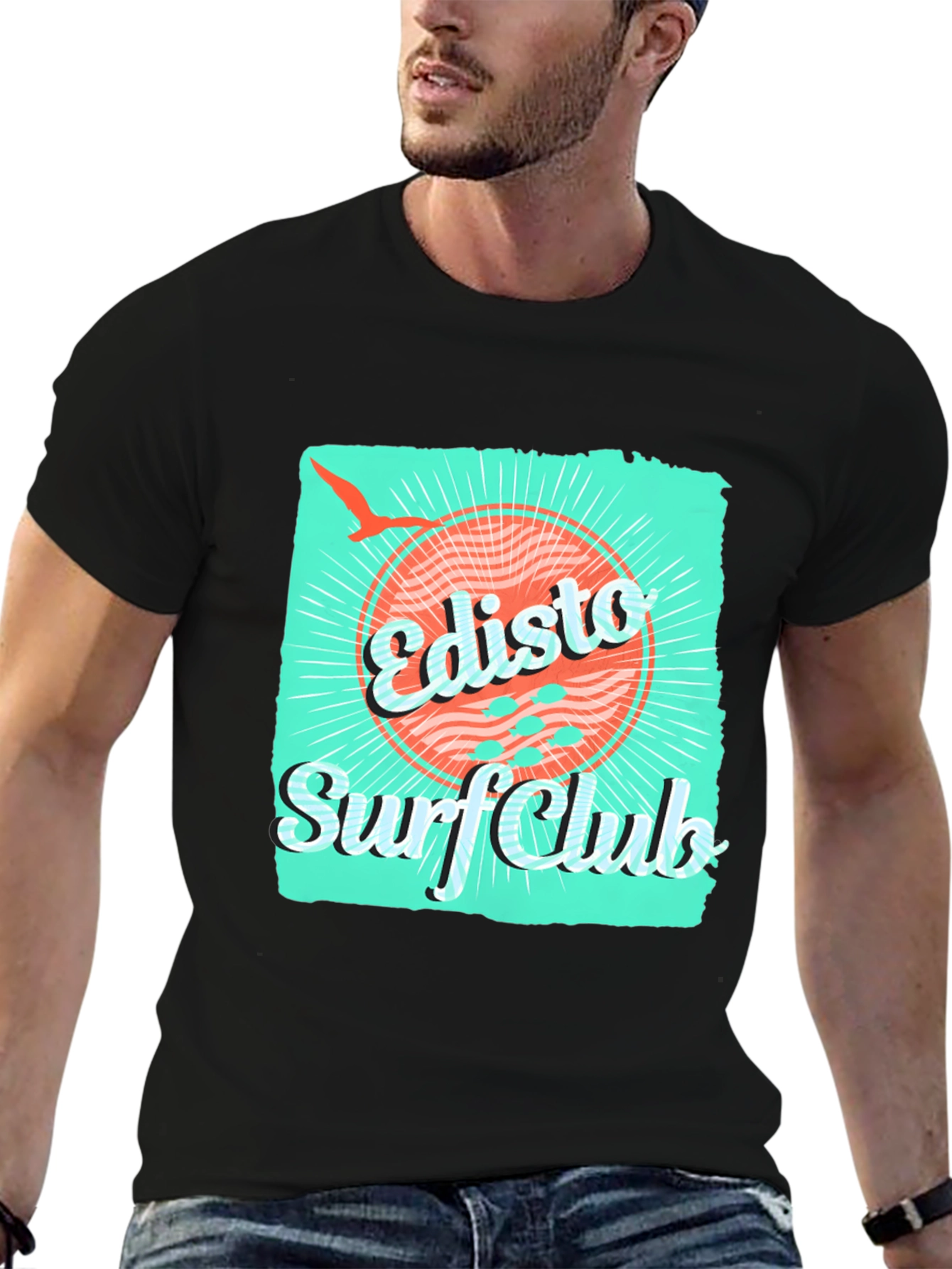 Edisto Surf Club Graphic Tee - Beach Vibes