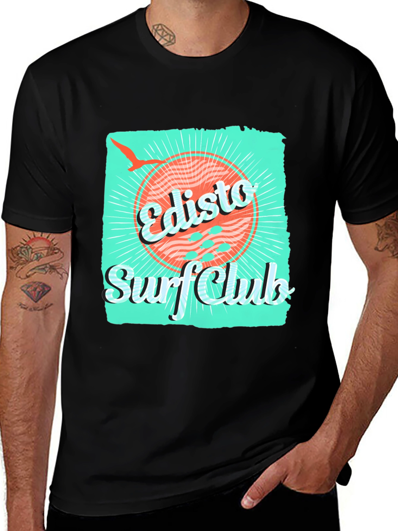 Edisto Surf Club Graphic Tee - Beach Vibes