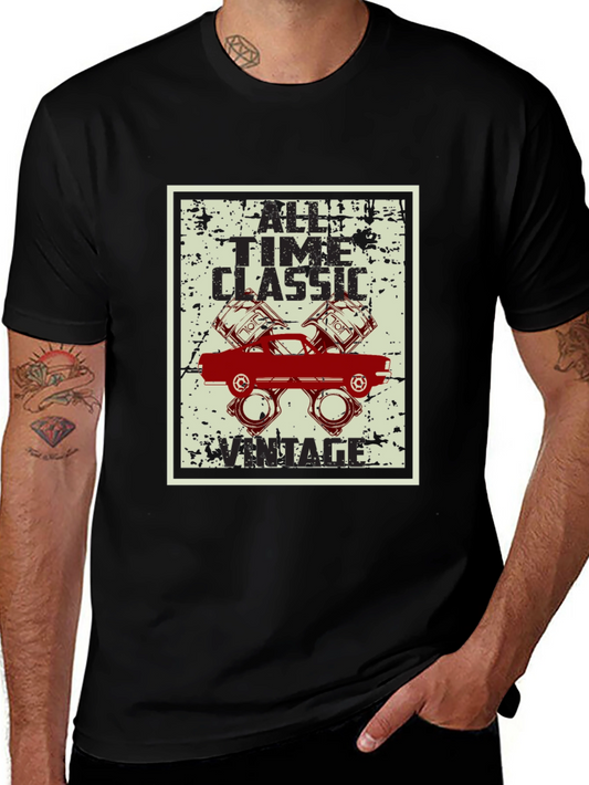 All Time Classic Vintage Car Graphic T-Shirt