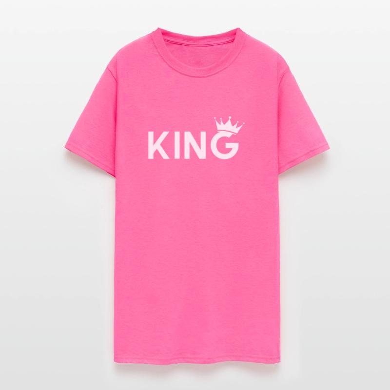 t-shirt king crowned crown men