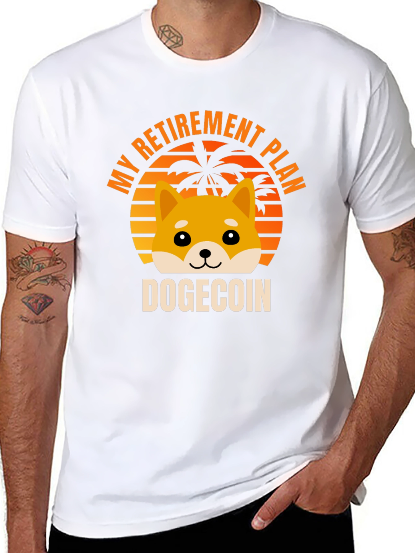 DogeCoin Retirement Plan T-Shirt - Crypto Meme